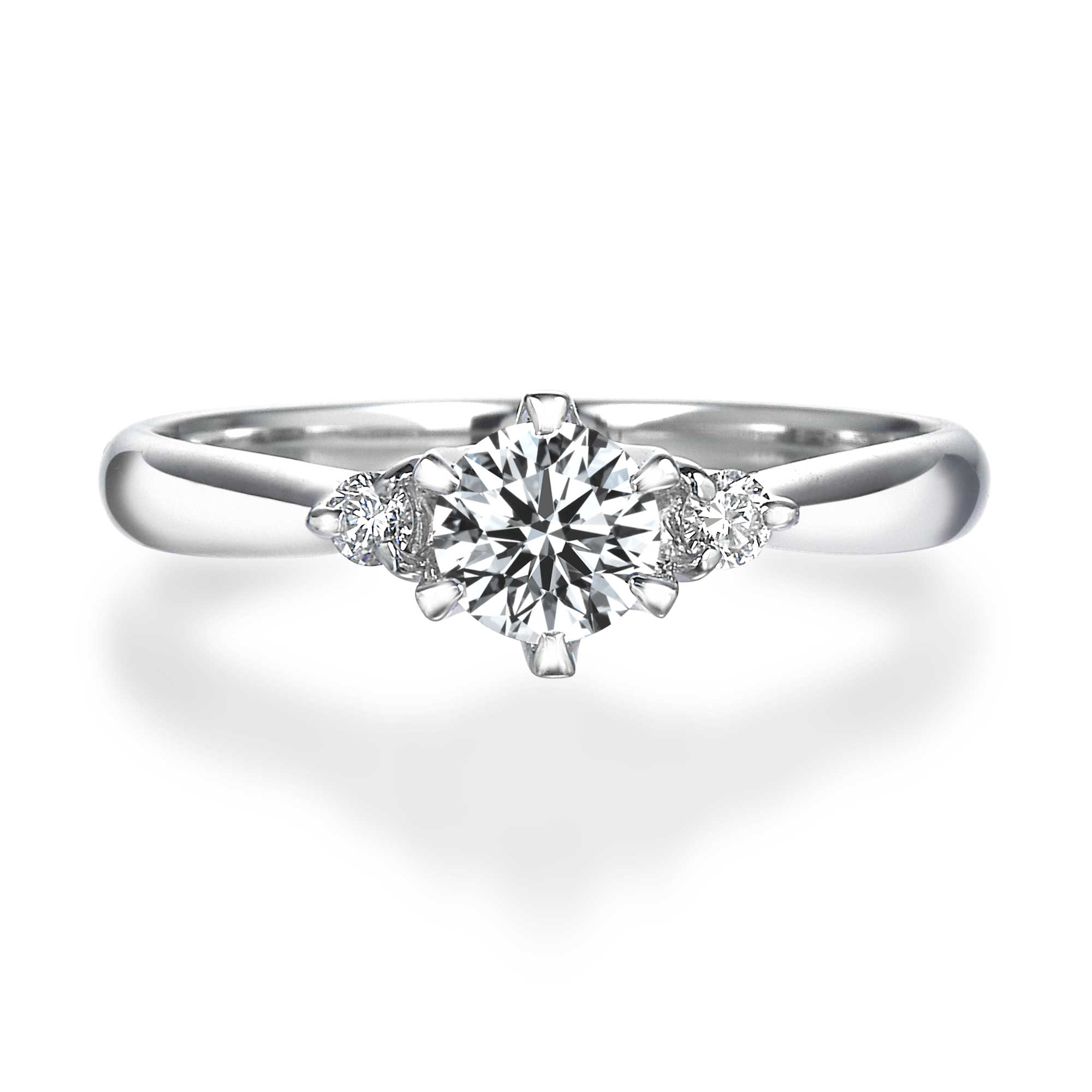 サイドダイヤモンドリング 結婚指輪 婚約指輪のqdm