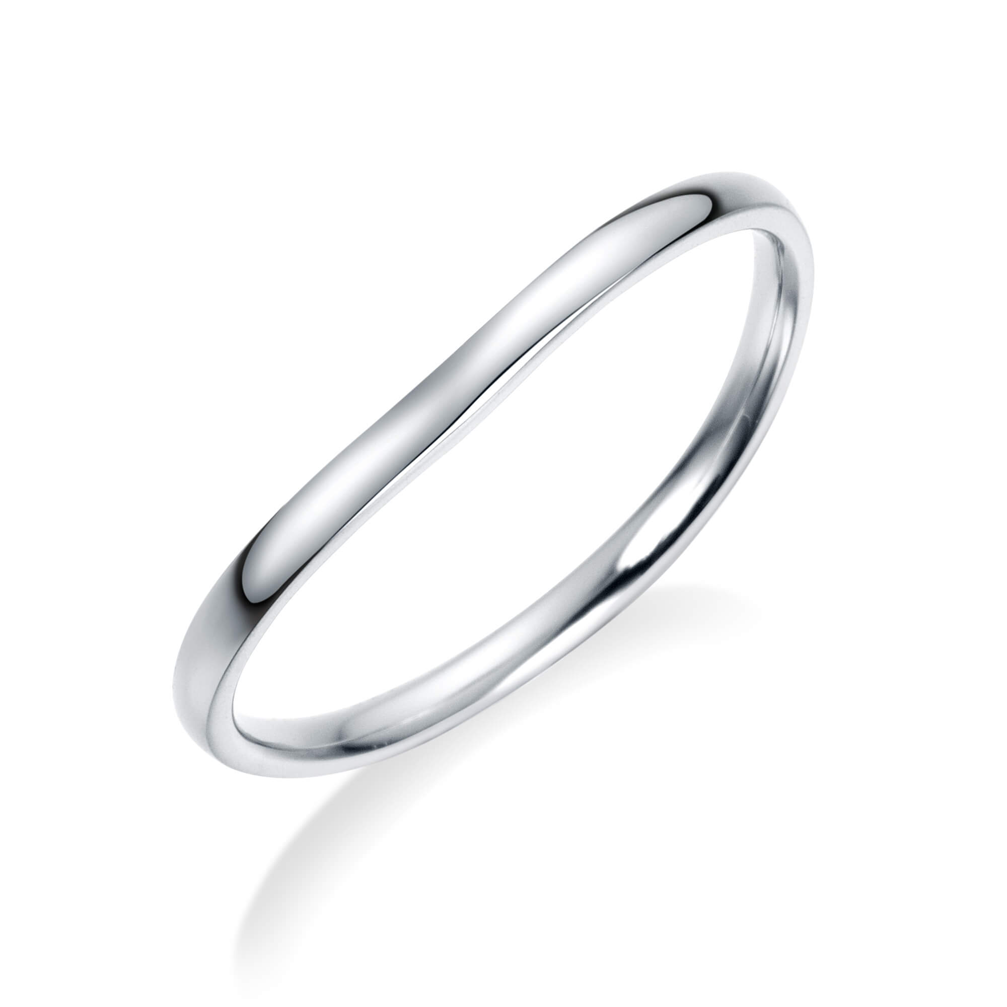 PT900 Sweet Brilliance Ring 0.2ctプティトゥインクルペアマリッジリング 結婚指輪・婚約指輪のQDM