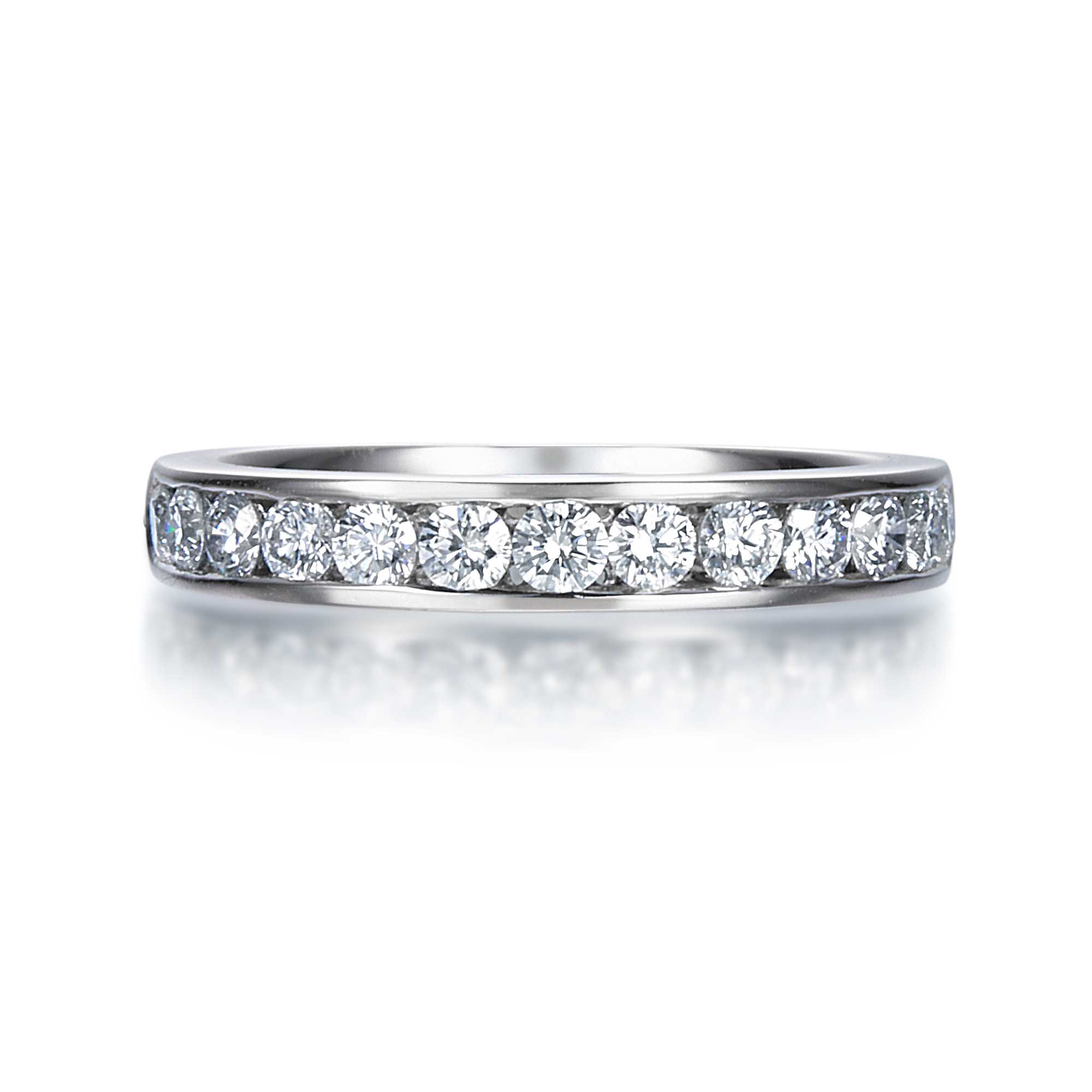 クラシカルハーフエタニティリング | 結婚指輪・婚約指輪のQDM