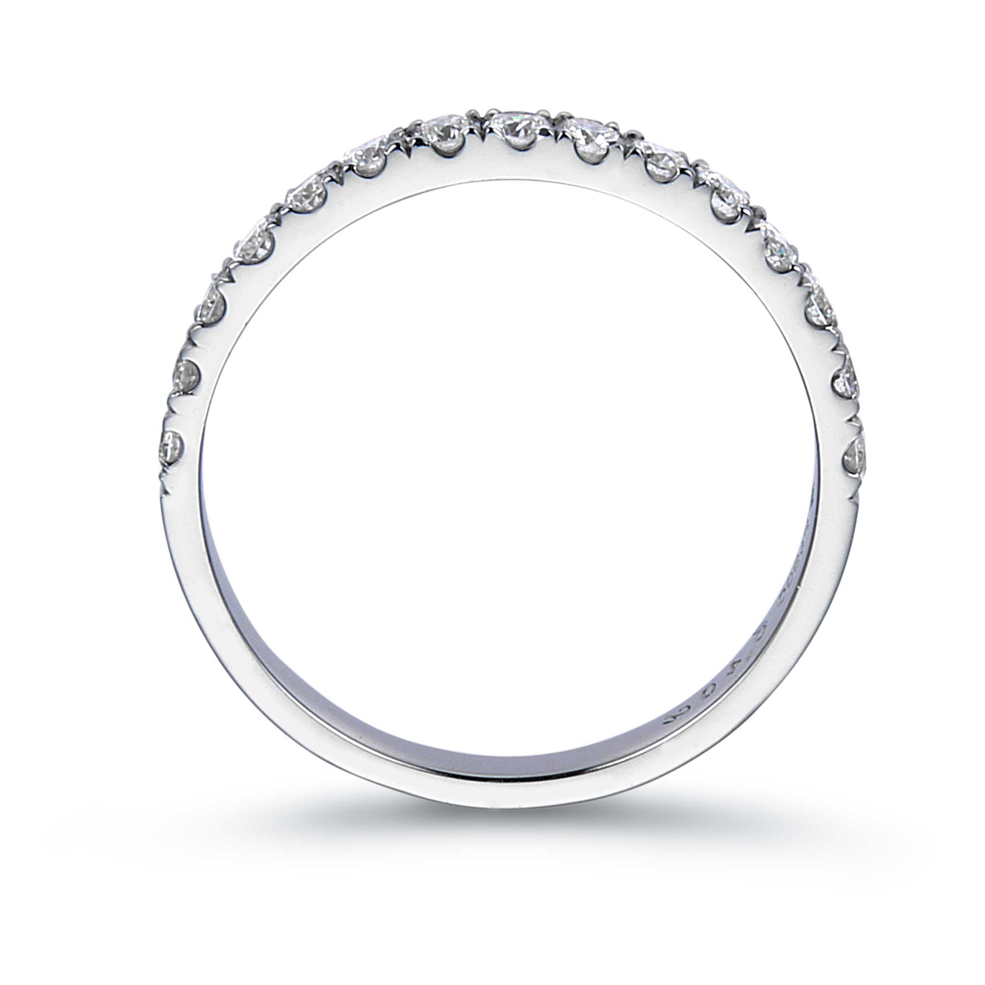 シンプルハーフエタニティリング | 結婚指輪・婚約指輪のQDM