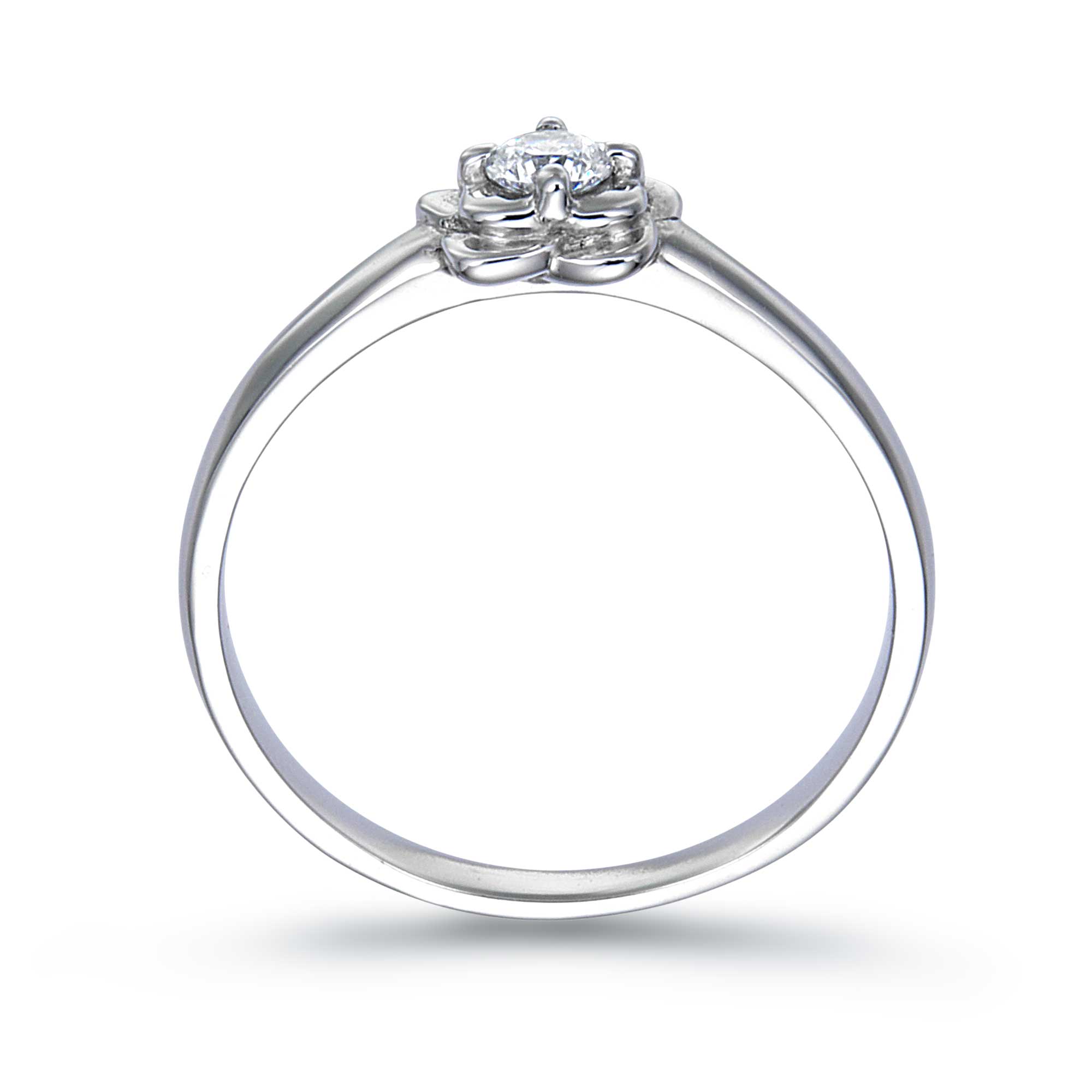 フラワーダイヤモンドリング | 結婚指輪・婚約指輪のQDM
