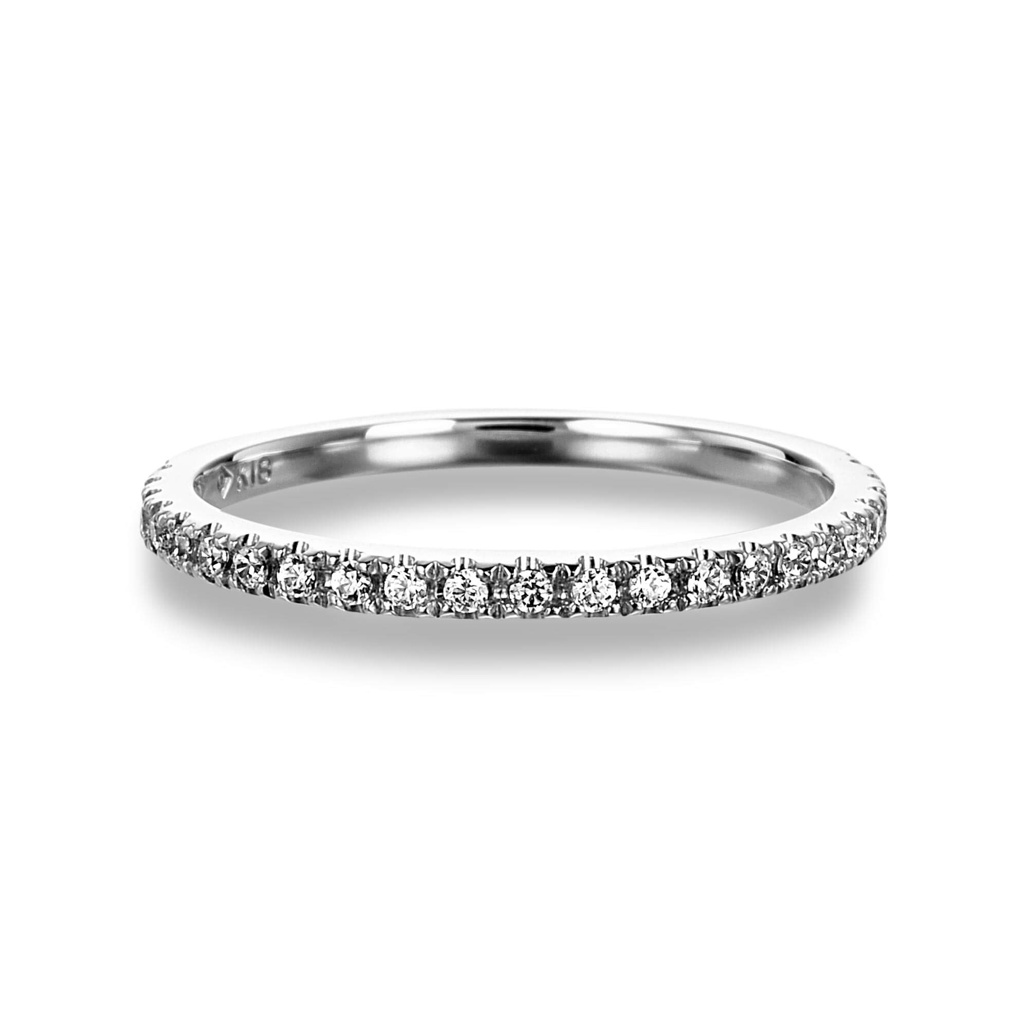 テンダーハーフエタニティリング | 結婚指輪・婚約指輪のQDM